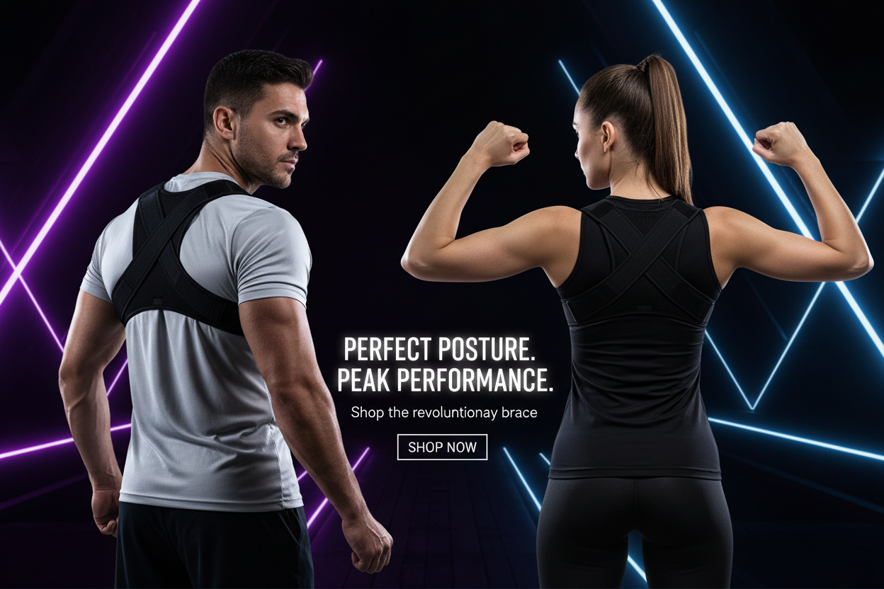 Updated Hero Banner with Posture Corrector